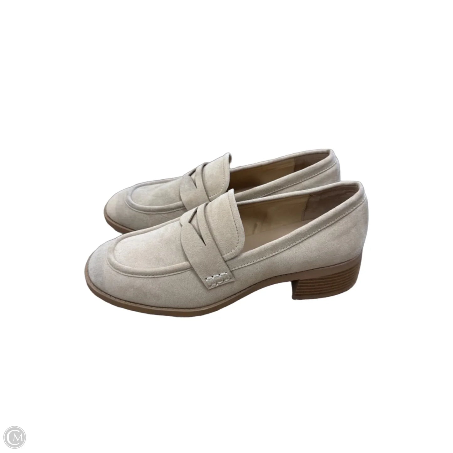 Shoes Heels Block By Wonderly In Beige, Size: 9