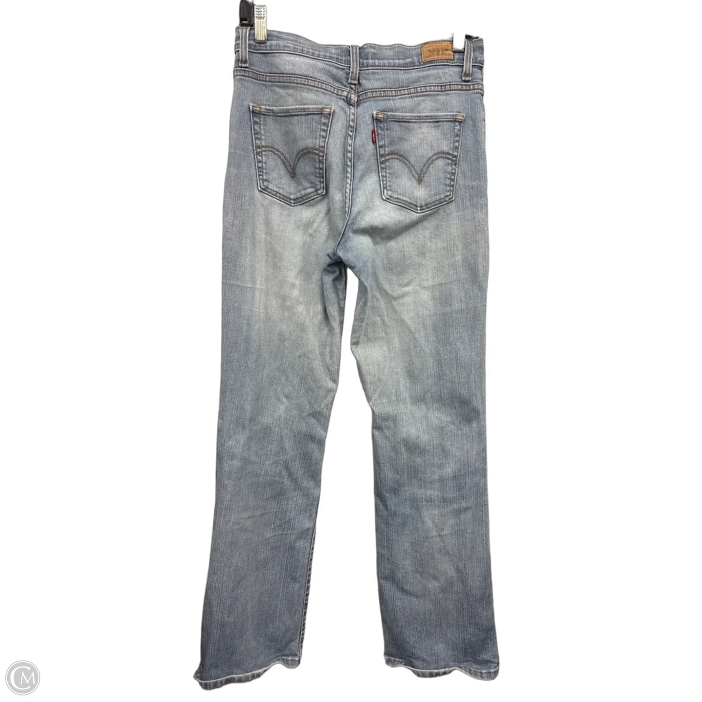 Jeans Boot Cut By Levis In Blue Denim, Size: 10