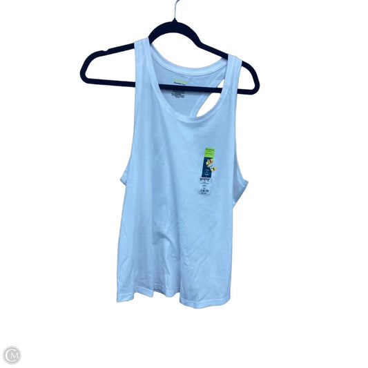 Top Sleeveless By Tek Gear In White, Size: Xl