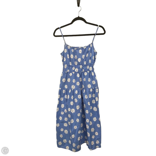 Dress Casual Midi By Universal Thread In Floral Print, Size: Xs