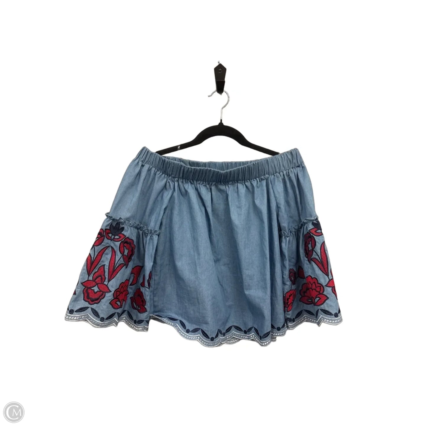Top Long Sleeve By Clothes Mentor In Blue Denim, Size: S