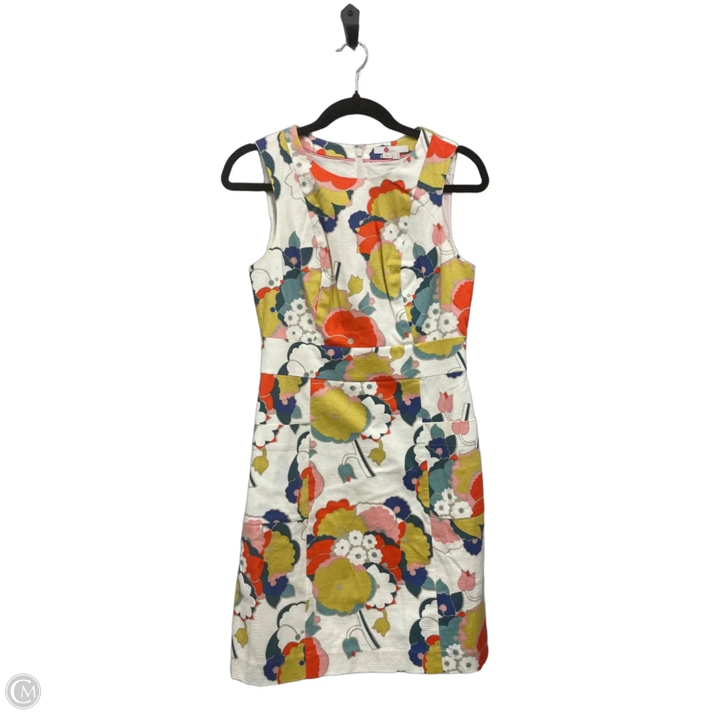 Dress Casual Midi By Boden In Floral Print, Size: 4