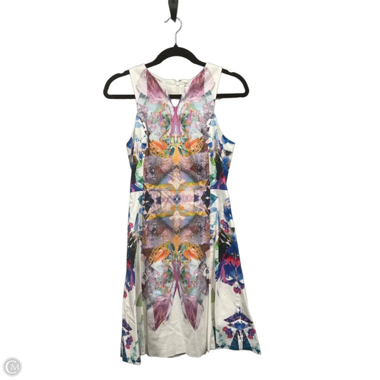 Dress Casual Midi By Hannah In Geometric Pattern, Size: 4