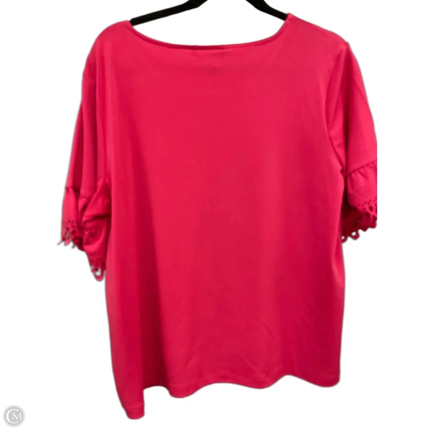 Top Short Sleeve By Banana Republic In Pink, Size: Xl