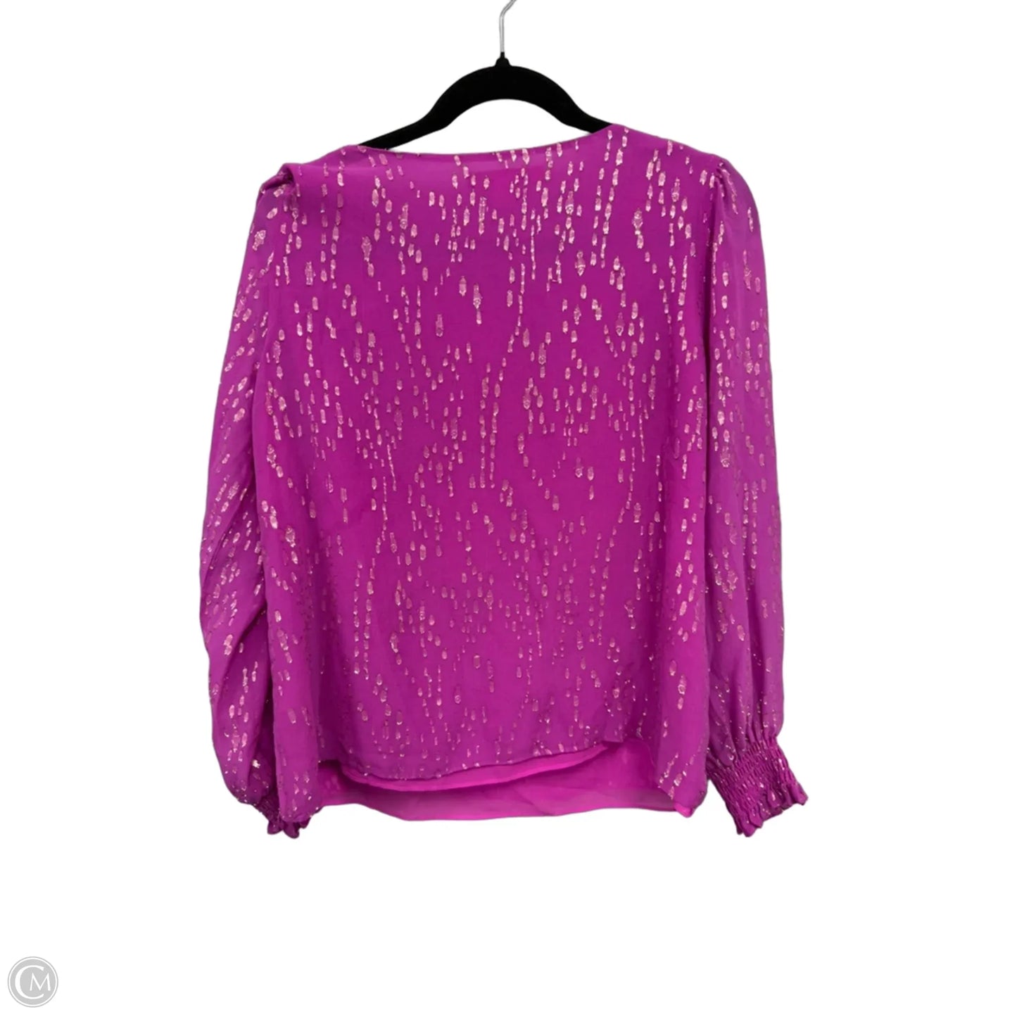 Blouse Designer By Lilly Pulitzer In Purple, Size: L