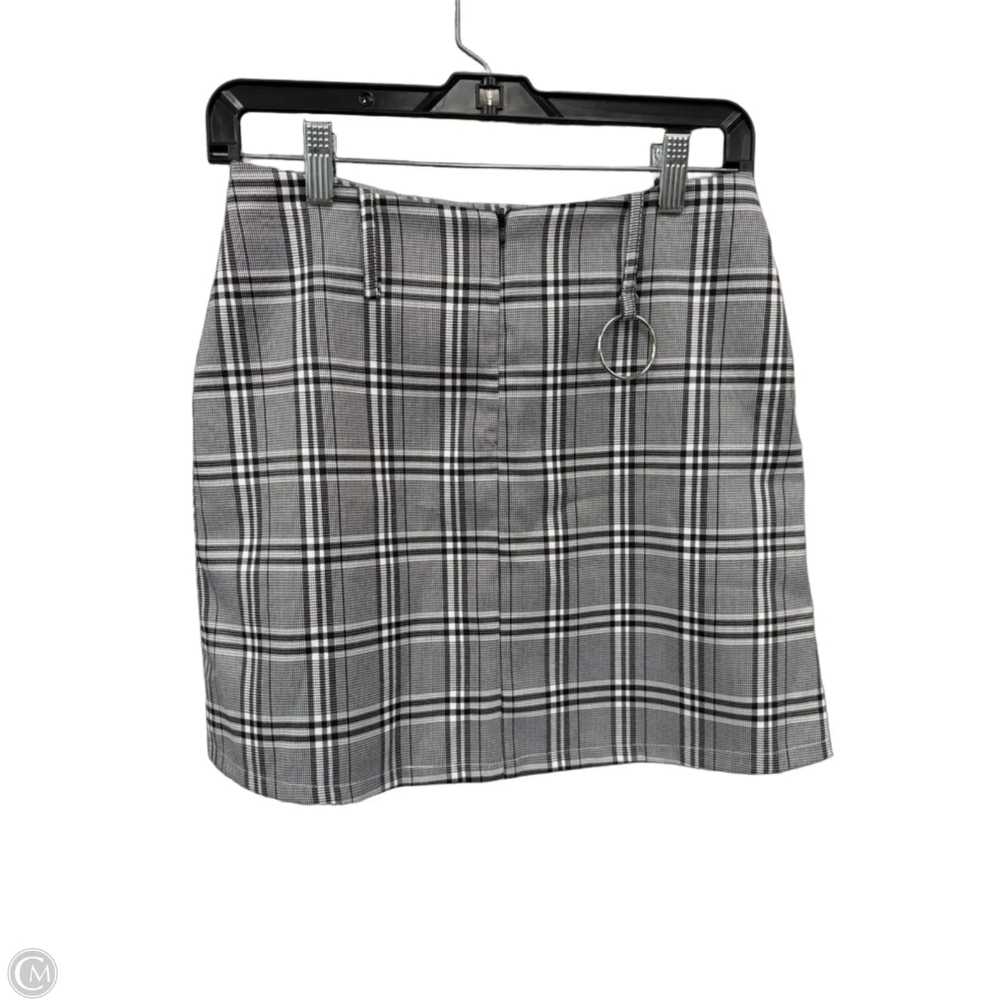 Skirt Mini & Short By Clothes Mentor In Black & White, Size: M