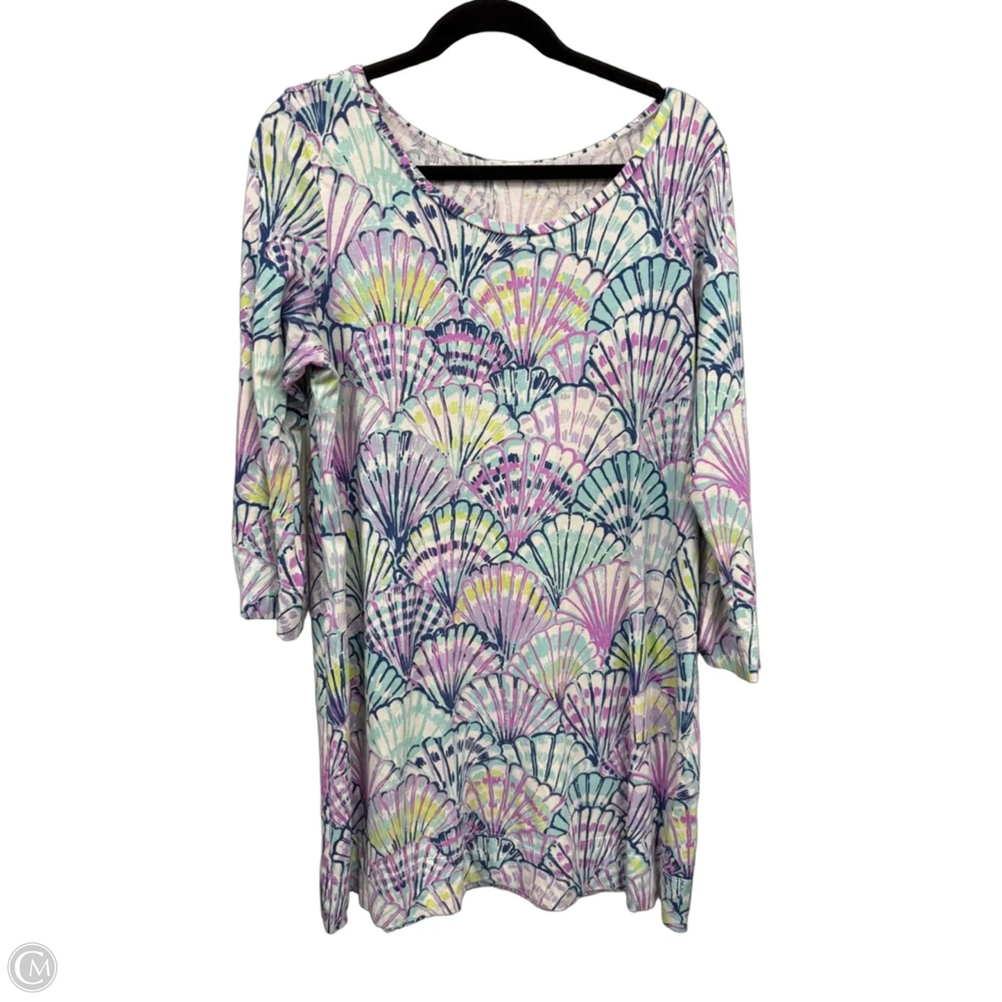 Dress Designer By Lilly Pulitzer In Blue & Purple, Size: Xl