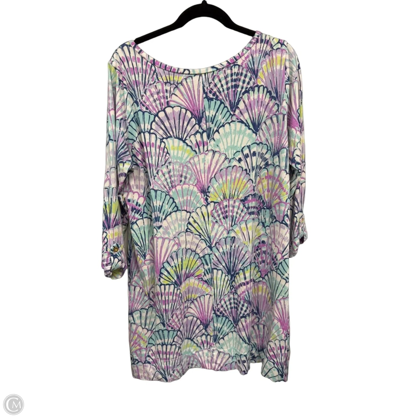 Dress Designer By Lilly Pulitzer In Blue & Purple, Size: Xl