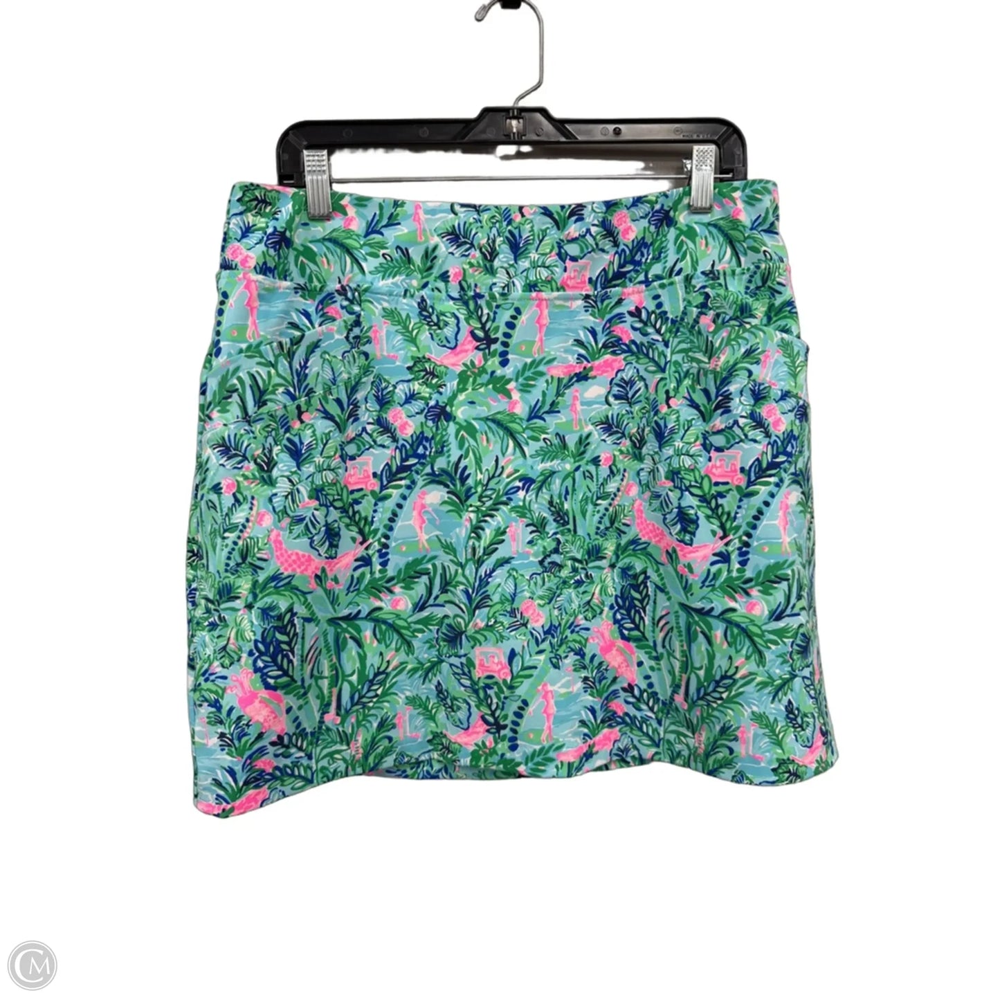 Skort Designer By Lilly Pulitzer In Blue & Green, Size: 12