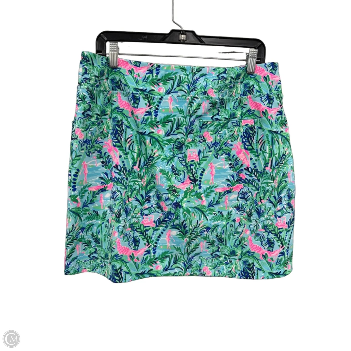Skort Designer By Lilly Pulitzer In Blue & Green, Size: 12