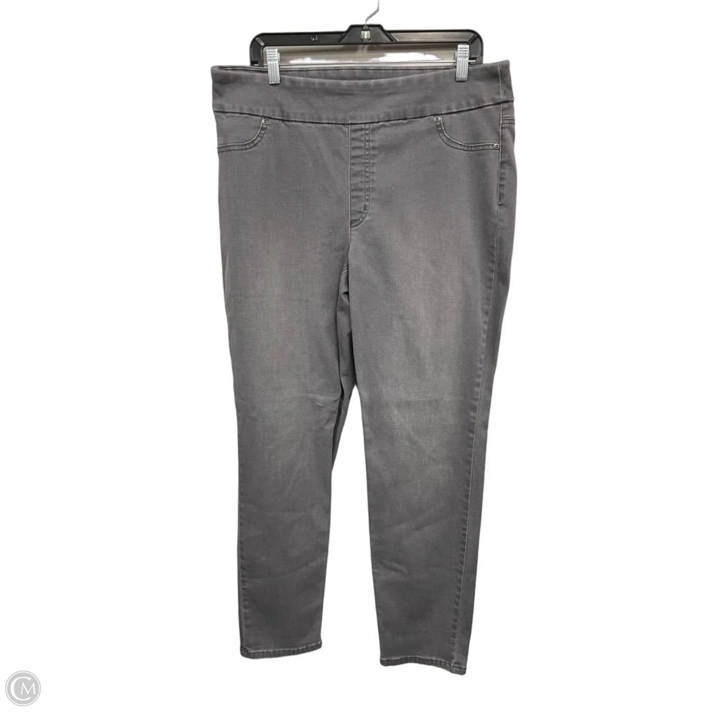 Jeans Jeggings By Chicos In Grey, Size: M
