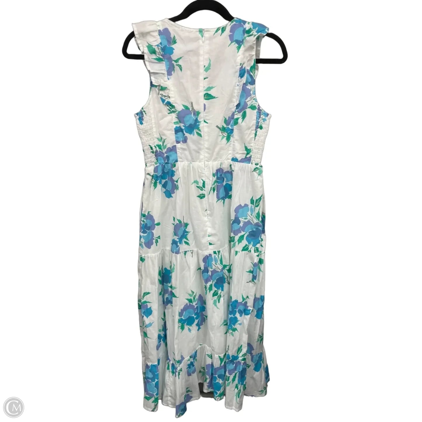 Dress Casual Maxi By J. Crew In Blue & White, Size: 2