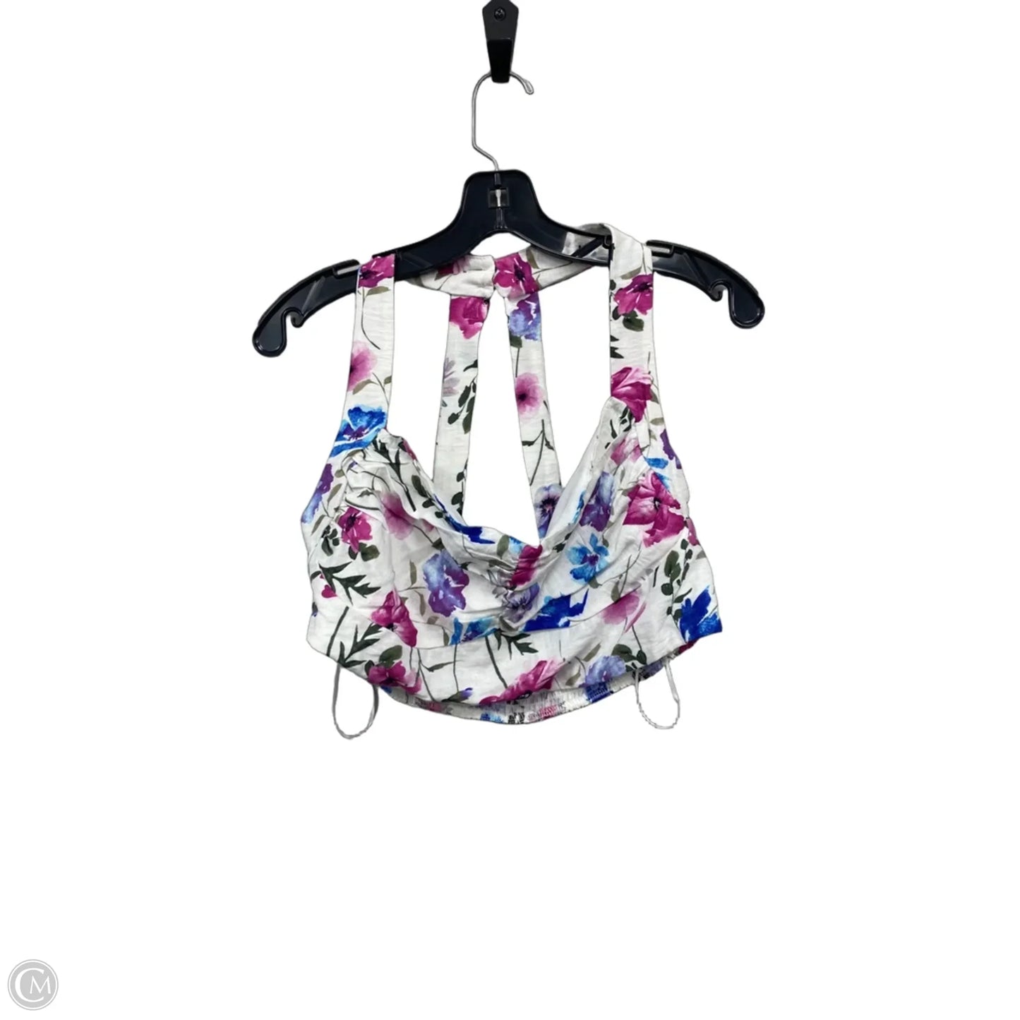 Skirt Set 2pc By Haute Monde In Purple & White, Size: L