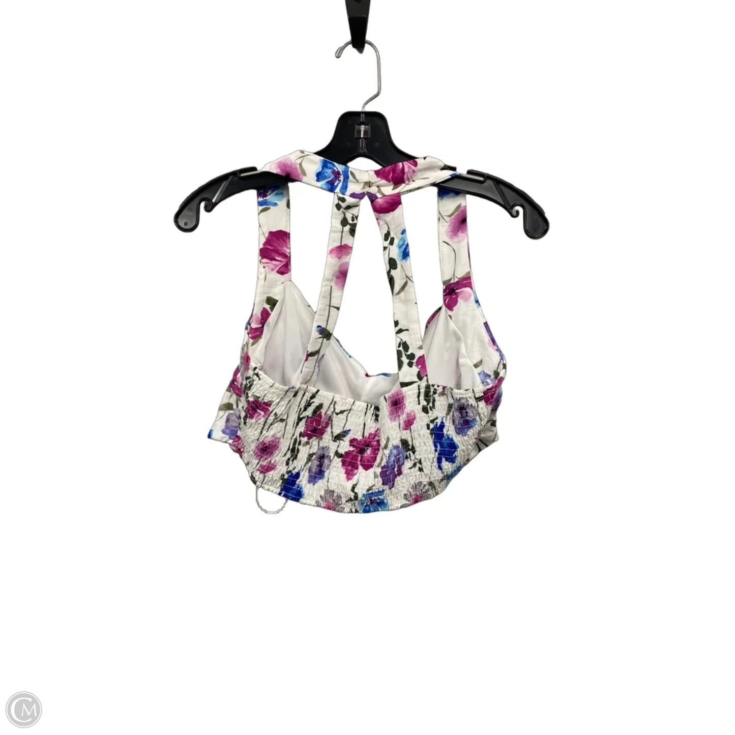 Skirt Set 2pc By Haute Monde In Purple & White, Size: L