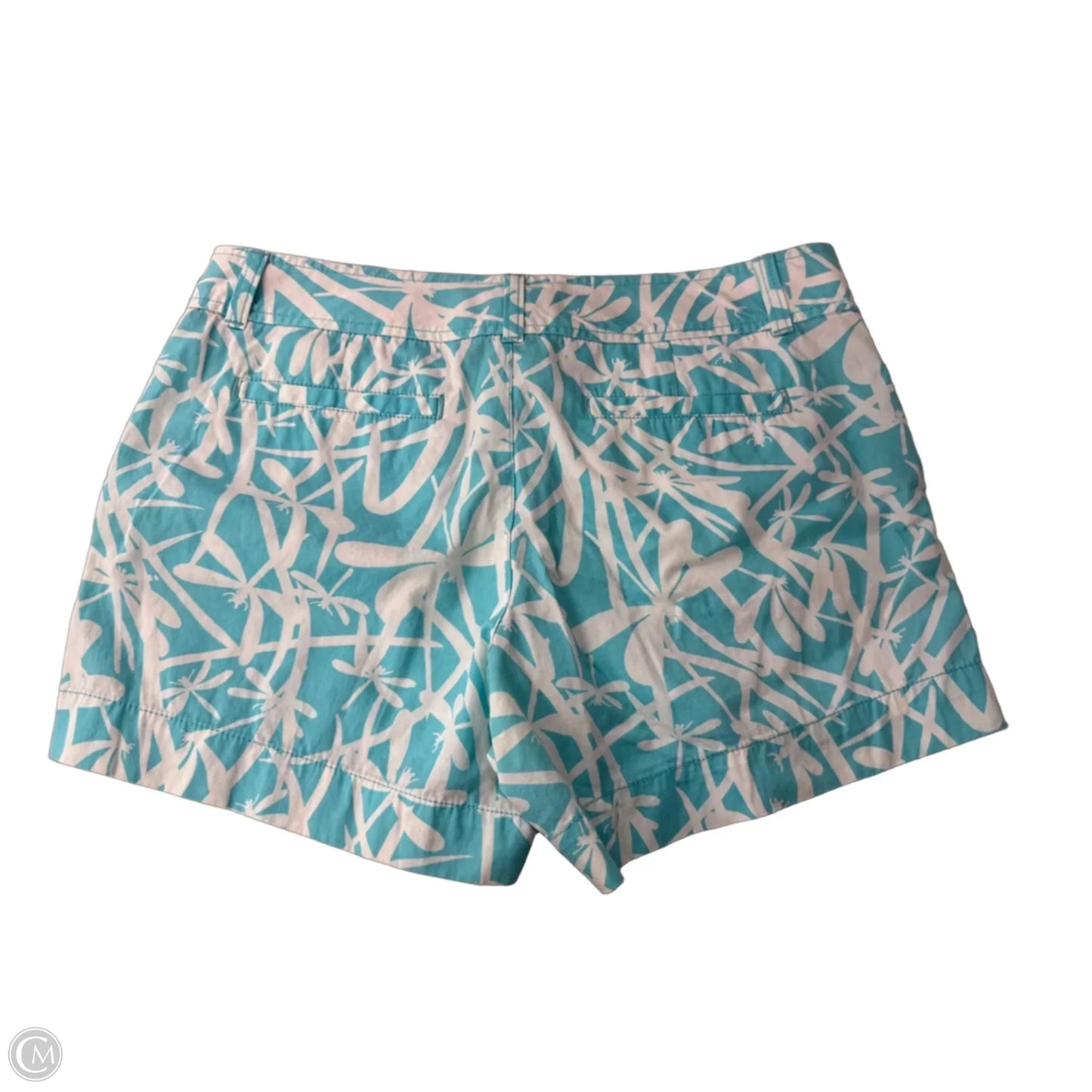 Shorts Designer By Lilly Pulitzer In Blue & White, Size: 10