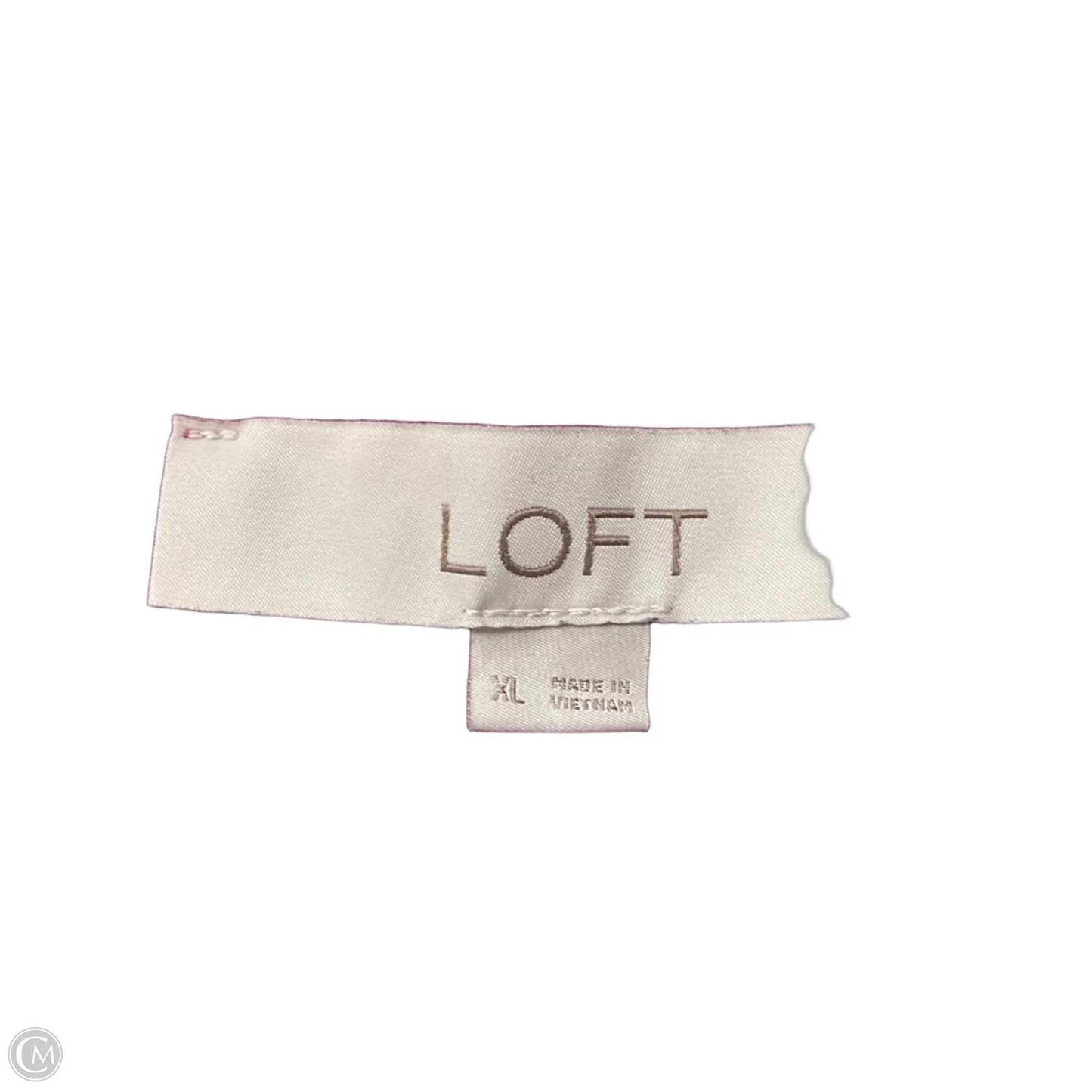 Top Sleeveless By Loft In Purple, Size: Xl