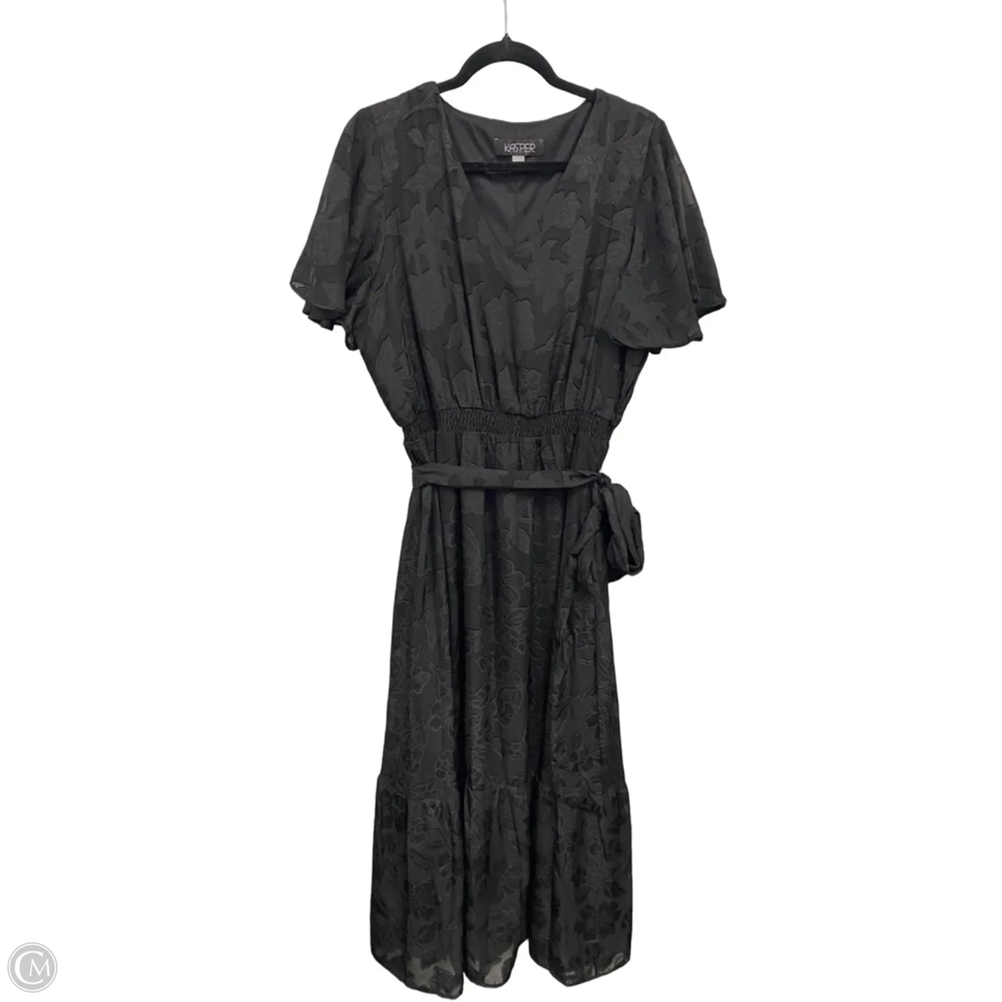 Dress Casual Maxi By Kasper In Black, Size: 1x