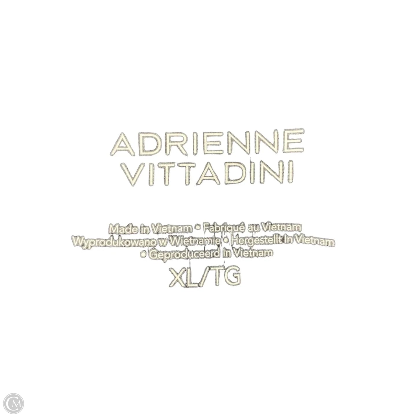Top Sleeveless By Adrienne Vittadini In Black, Size: Xl