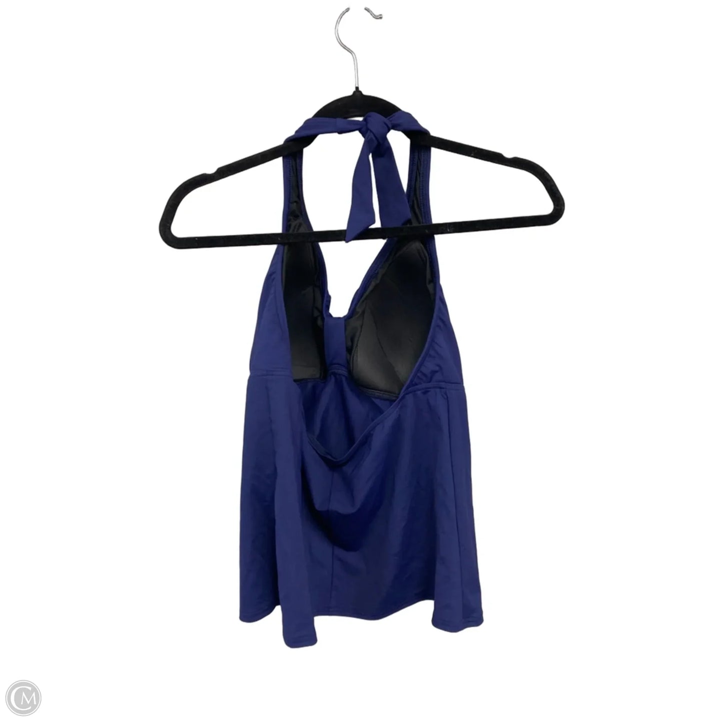 Swimsuit Top By Lands End In Blue, Size: 14