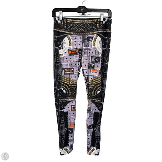 Athletic Leggings By Reebok In Multi-colored, Size: M