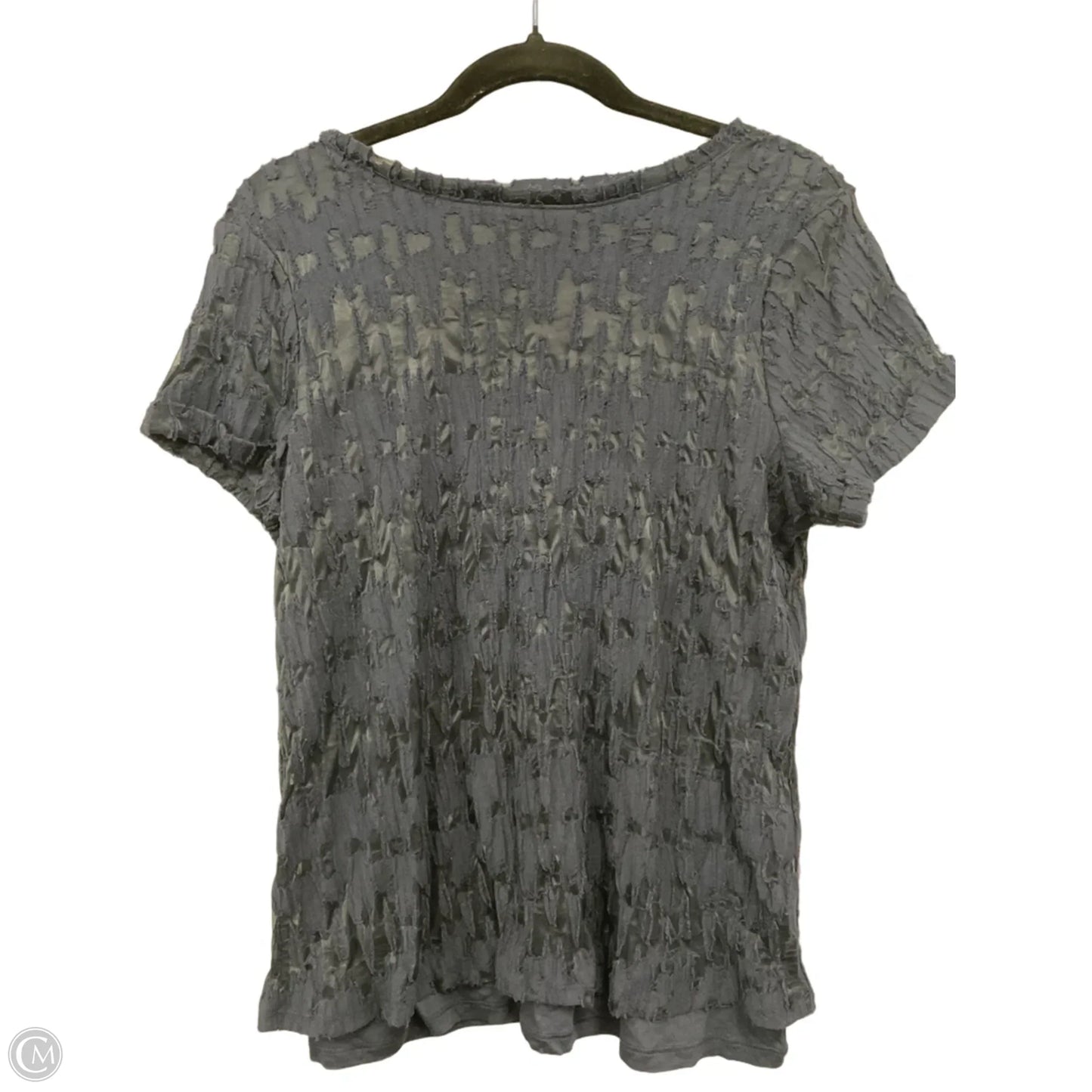 Top Short Sleeve By Simply Vera In Blue, Size: S