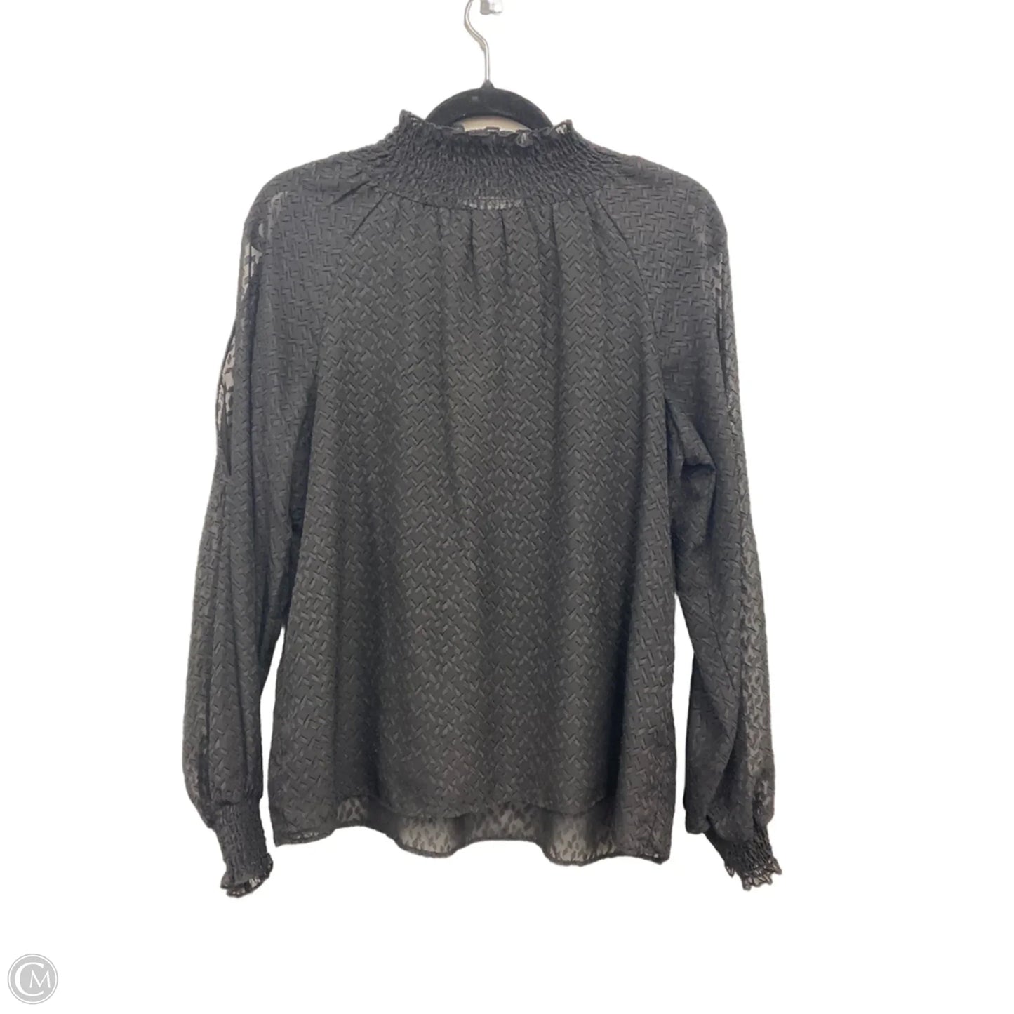 Top Long Sleeve By Rose And Olive In Black, Size: S