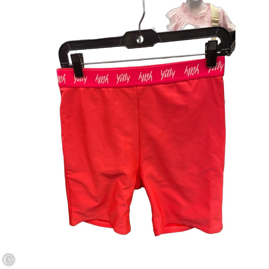 Athletic Shorts By Yitty In Pink, Size: L