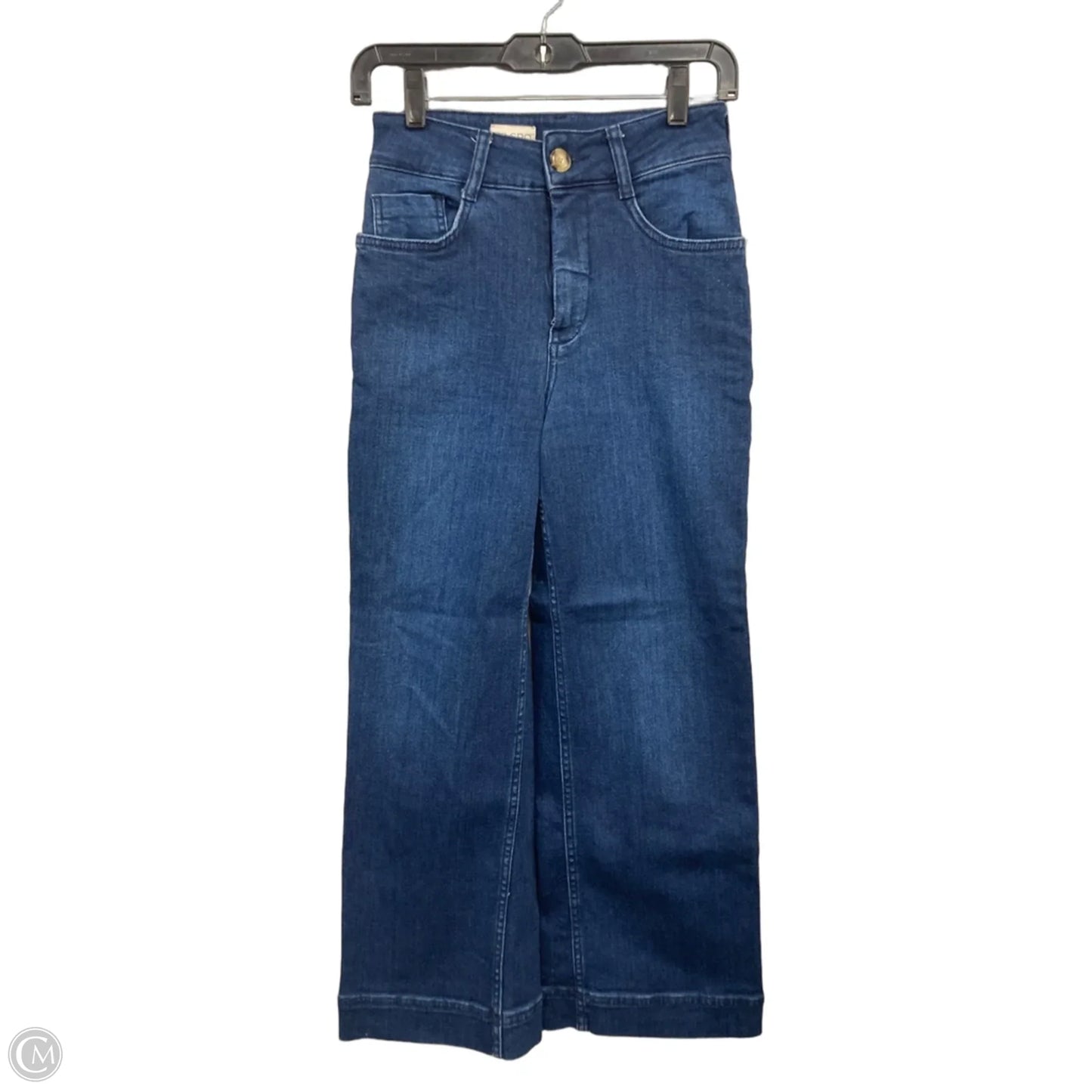 Jeans Wide Leg By Pilcro In Blue Denim, Size: Xs