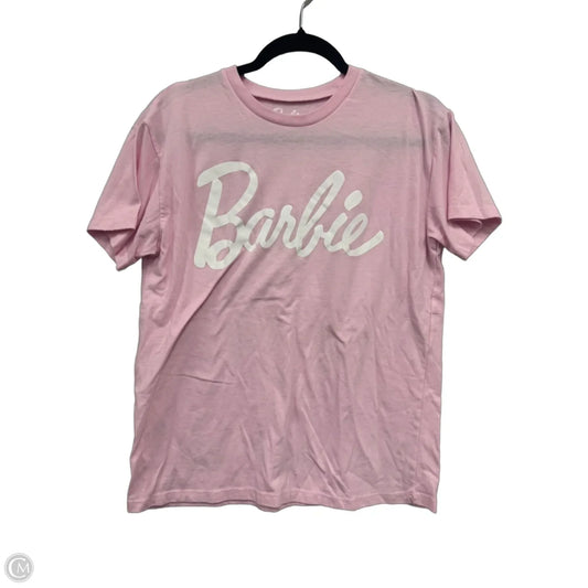 Top Short Sleeve Basic By Clothes Mentor In Pink, Size: L