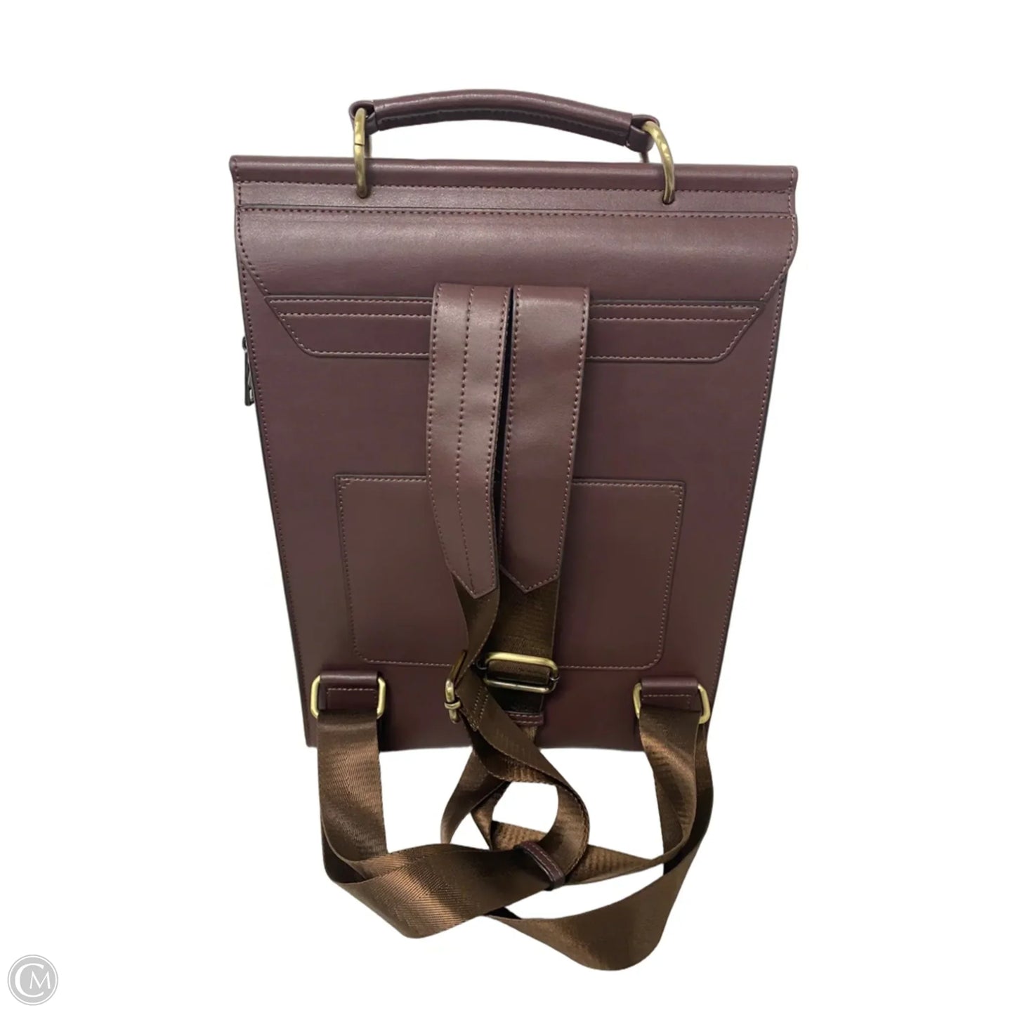 Backpack Leather By Clothes Mentor, Size: Large