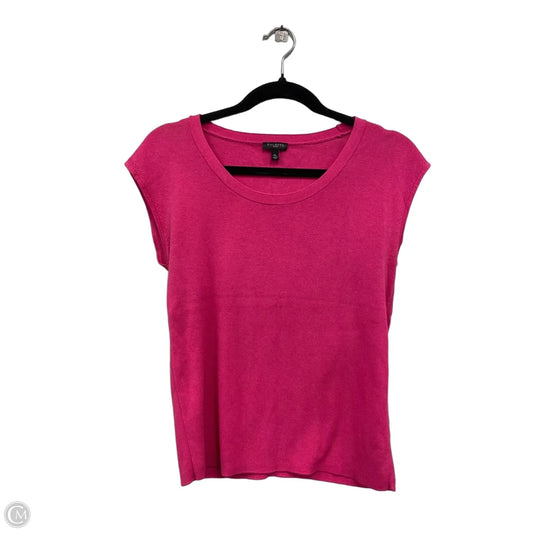 Top Short Sleeve By Talbots In Pink, Size: M