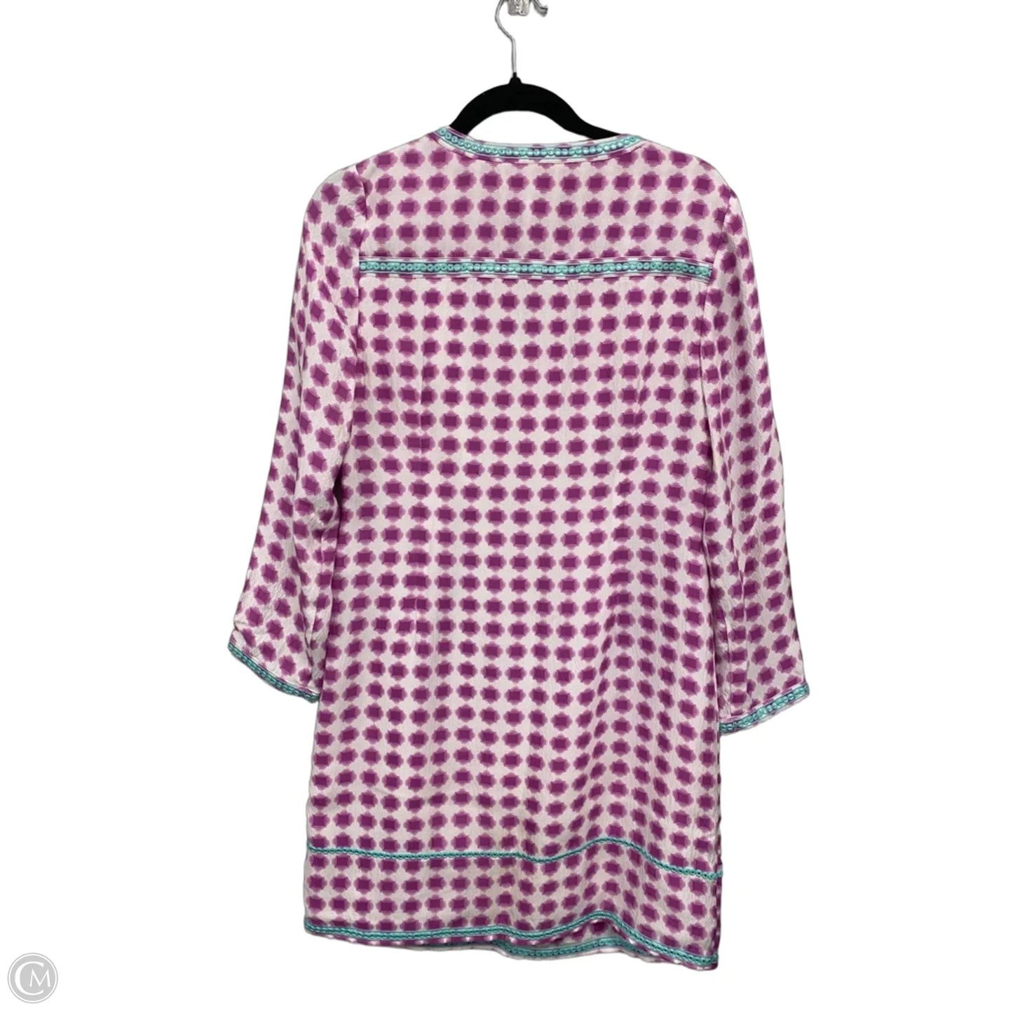 Dress Casual Midi By Vineyard Vines In Purple & White, Size: 6