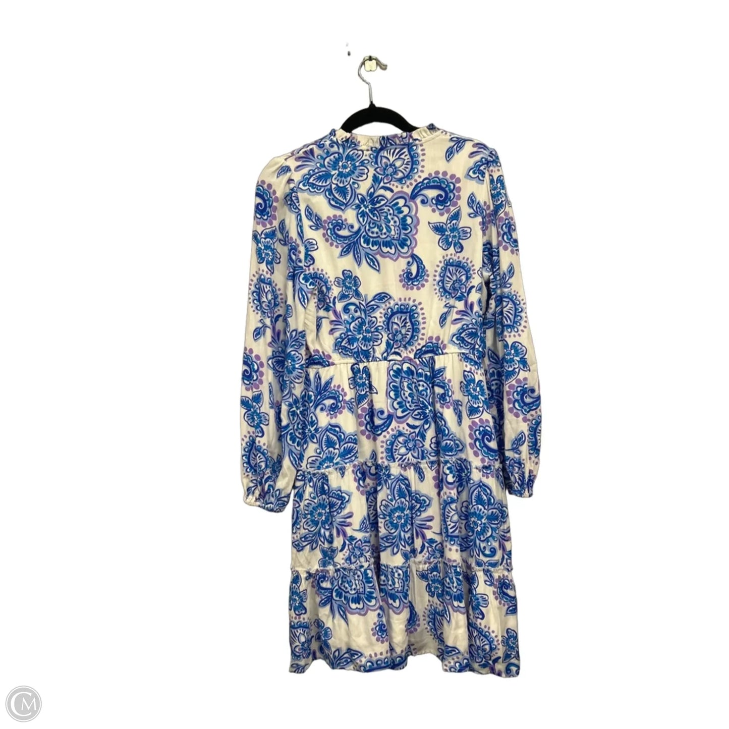 Dress Casual Short By Btfbm In Blue & White, Size: M