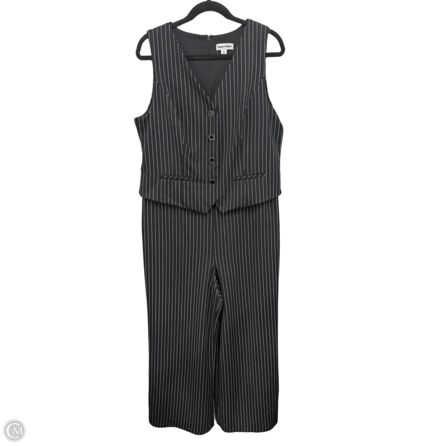 Jumpsuit By Shelby And Palmer In Black & White, Size: 16