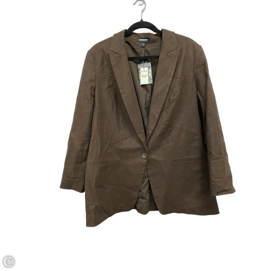 Blazer By Express In Bronze, Size: Xl