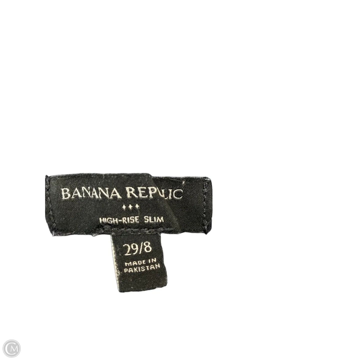 Jeans Skinny By Banana Republic In Blue Denim, Size: 8