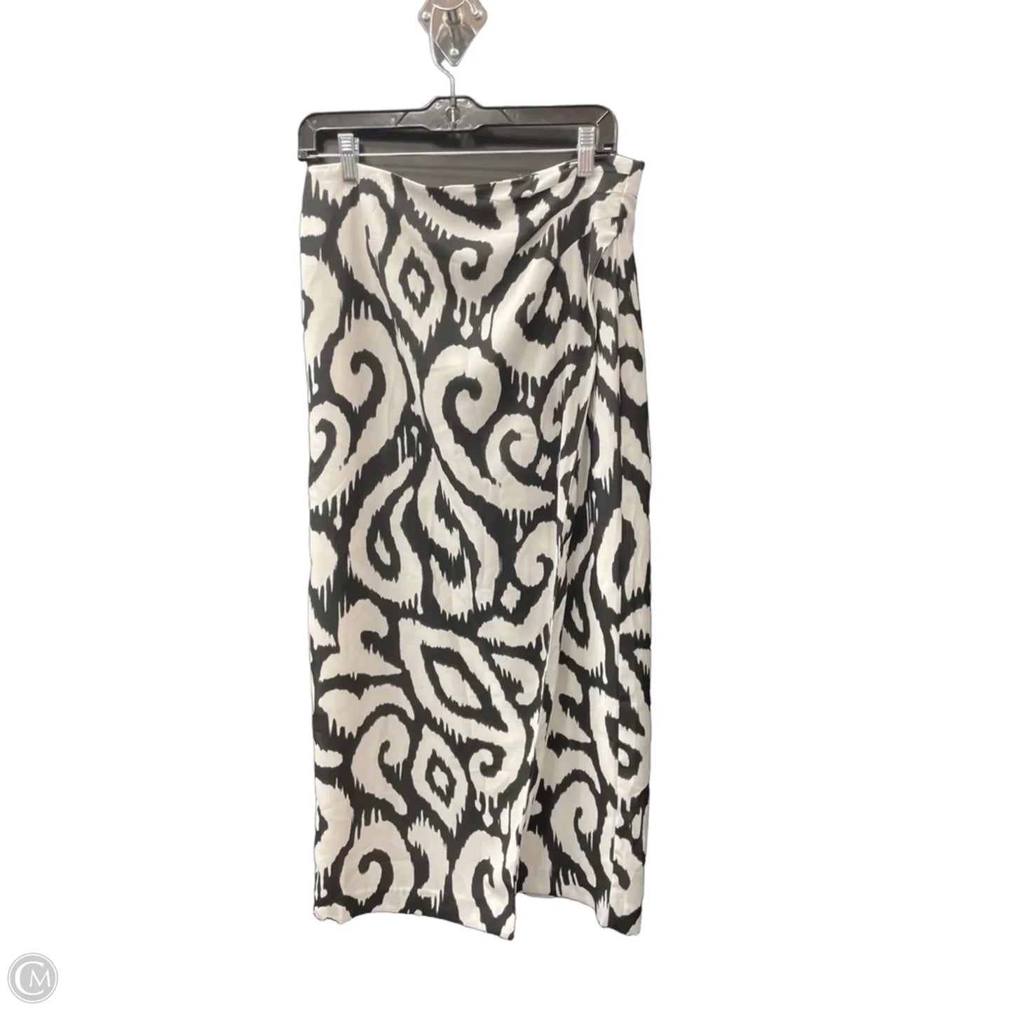 Skirt Maxi By Ann Taylor In Black & White, Size: 8