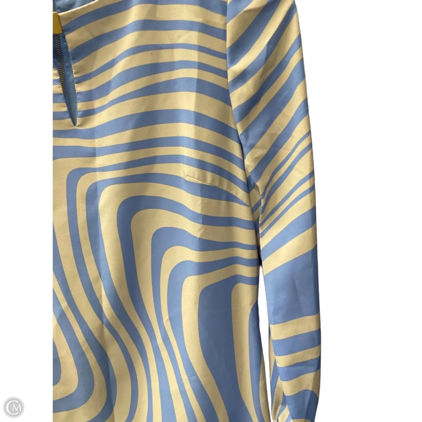 Dress Casual Short By Tahari In Blue & Grey, Size: 4
