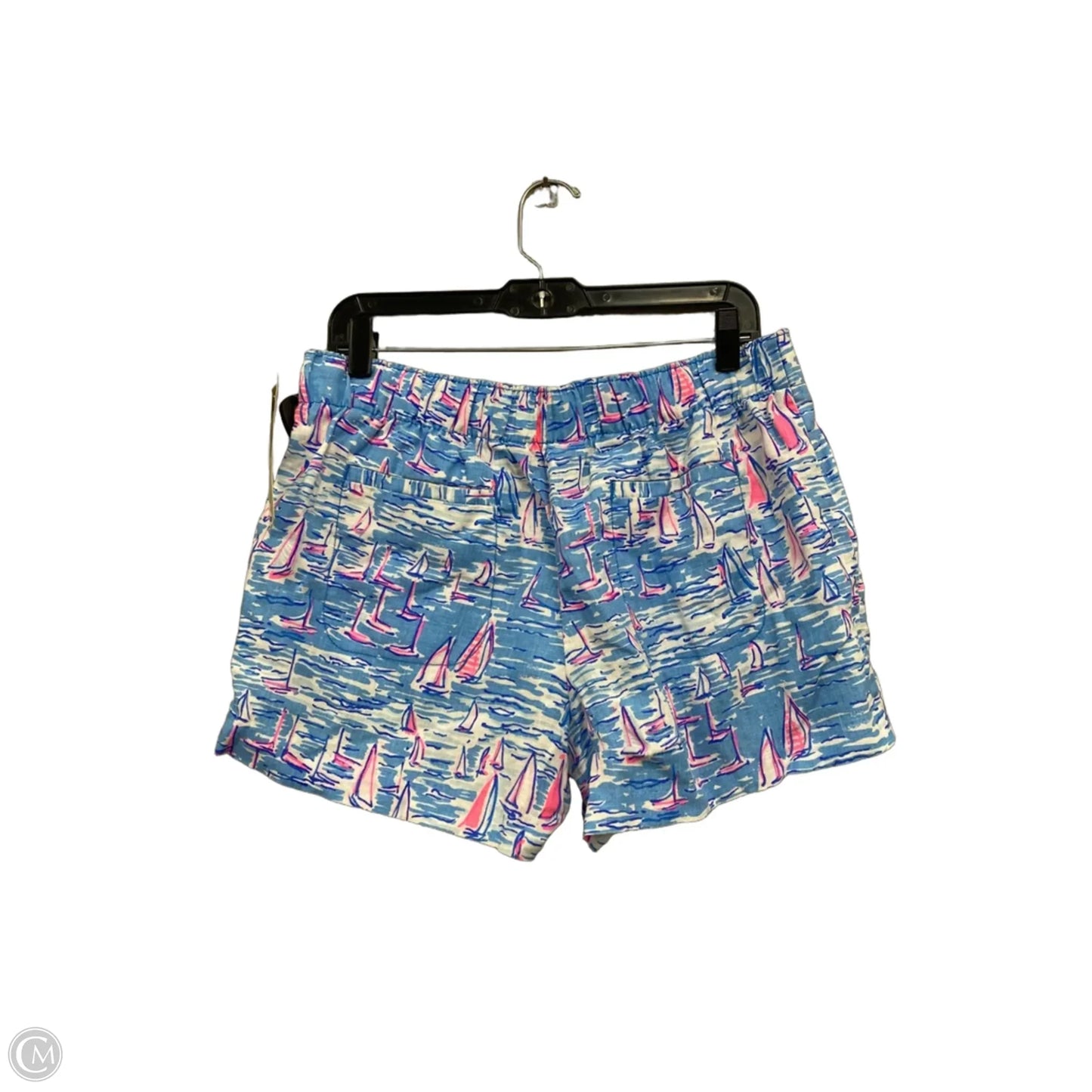 Shorts Designer By Lilly Pulitzer In Blue & Pink, Size: L