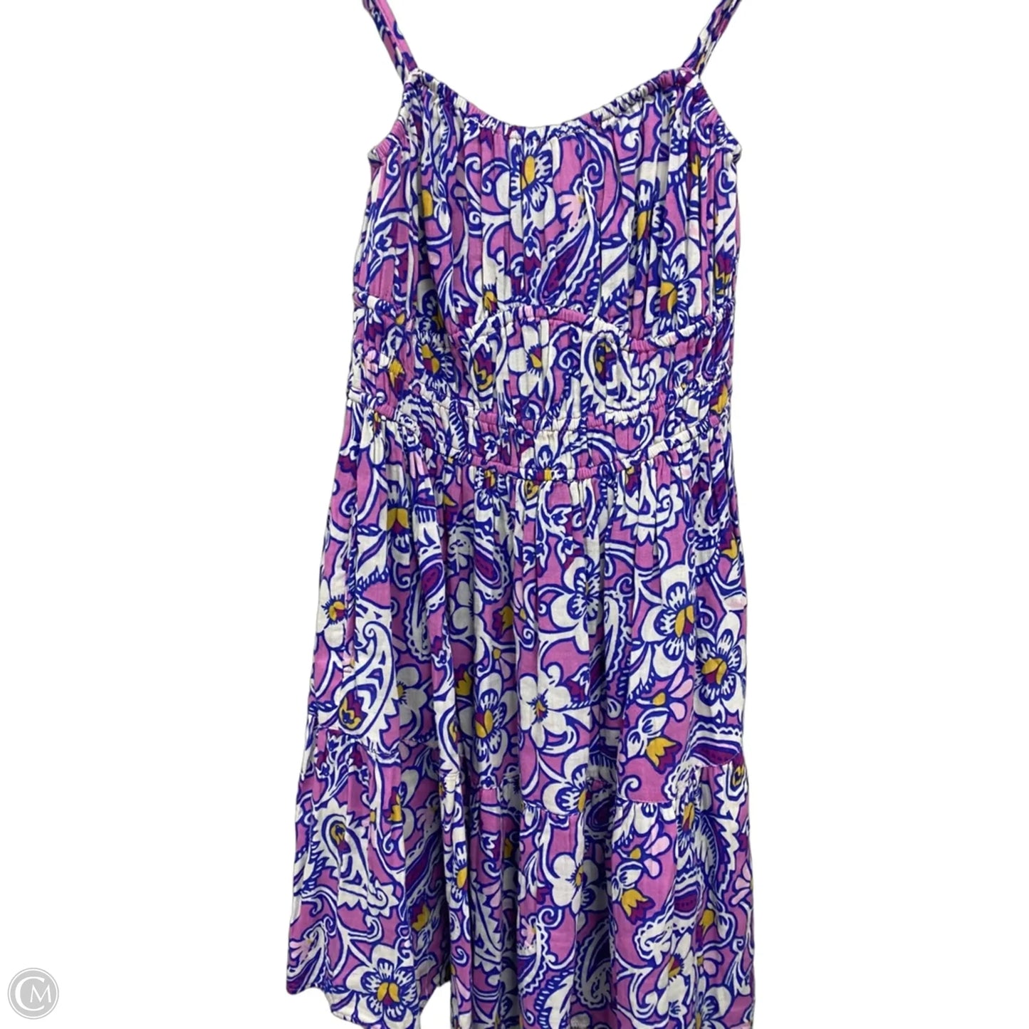 Dress Casual Short By Loft In Blue & Purple, Size: Sp
