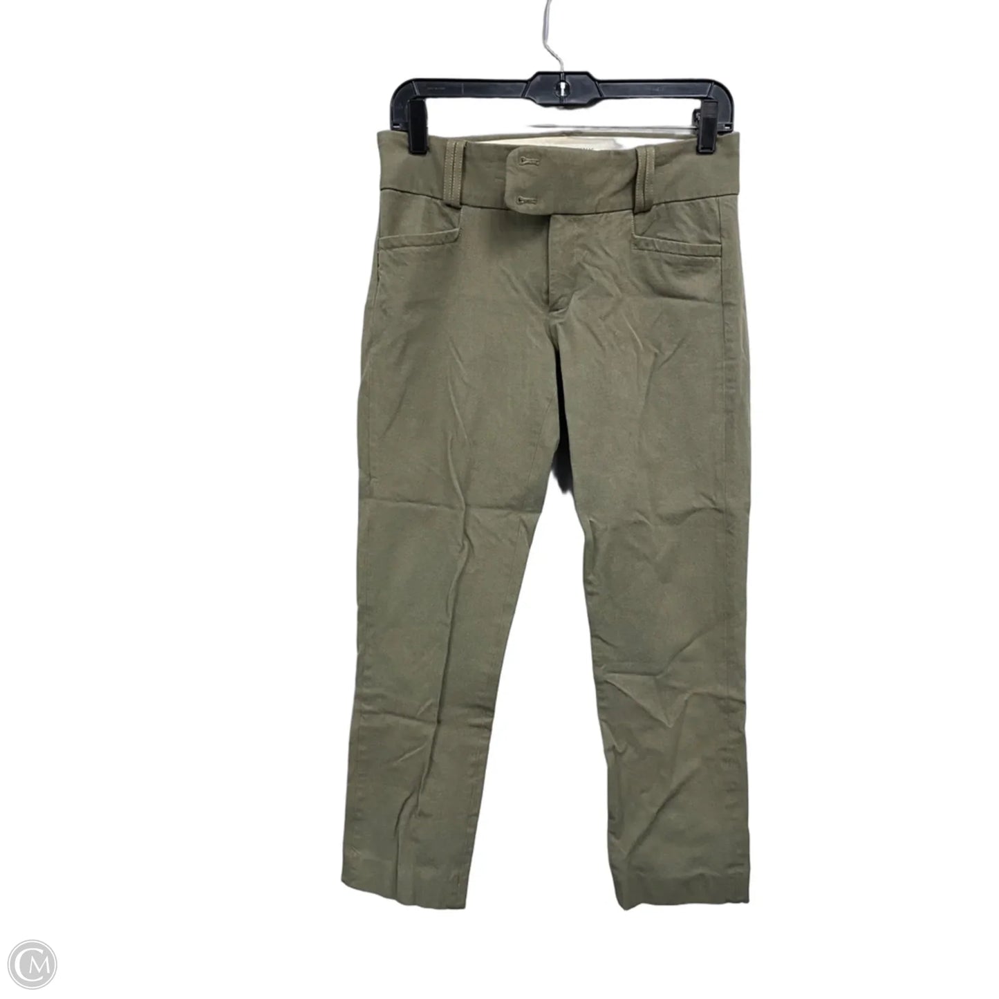 Pants Cropped By Banana Republic In Green, Size: 4