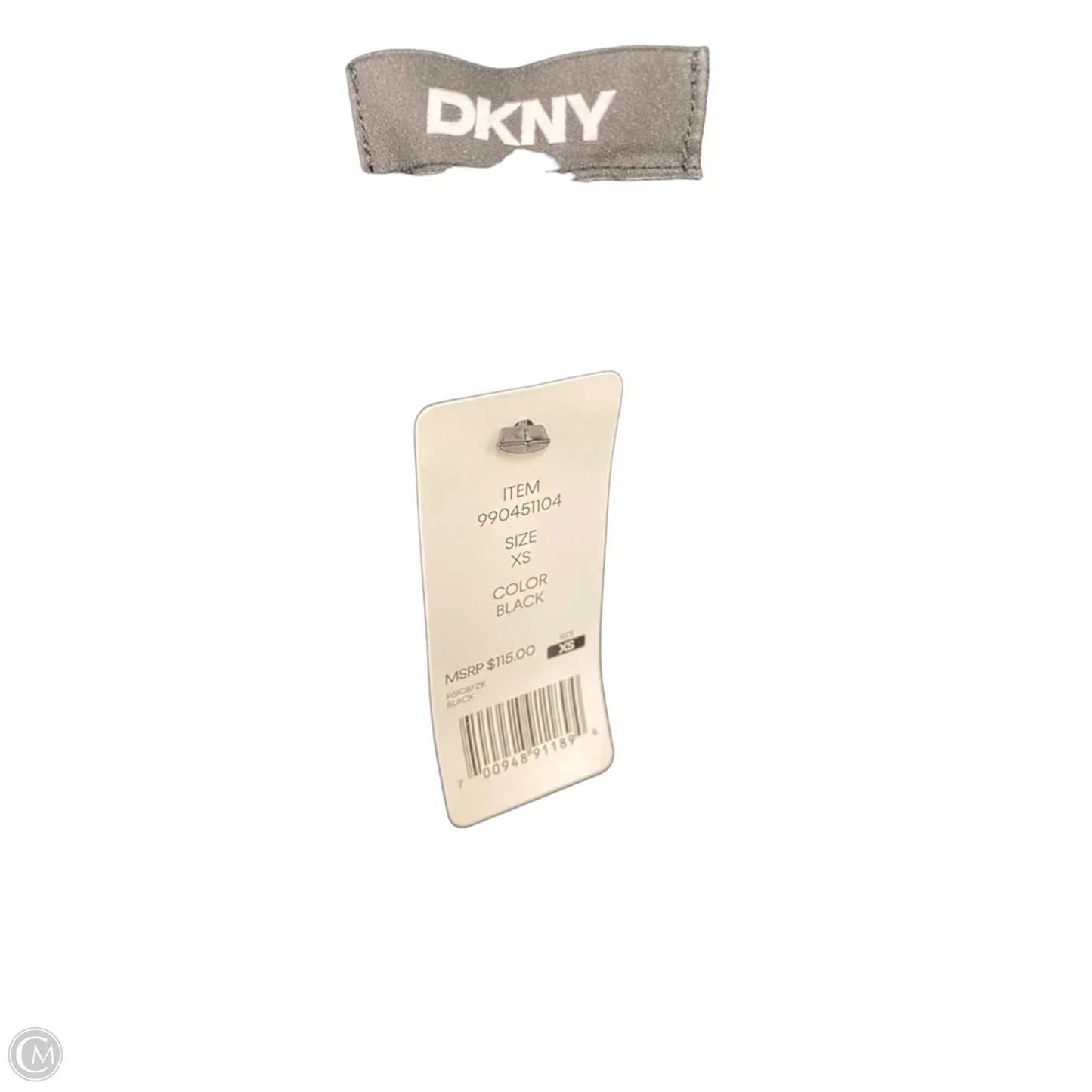 Dress Casual Midi By Dkny In Black, Size: Xs
