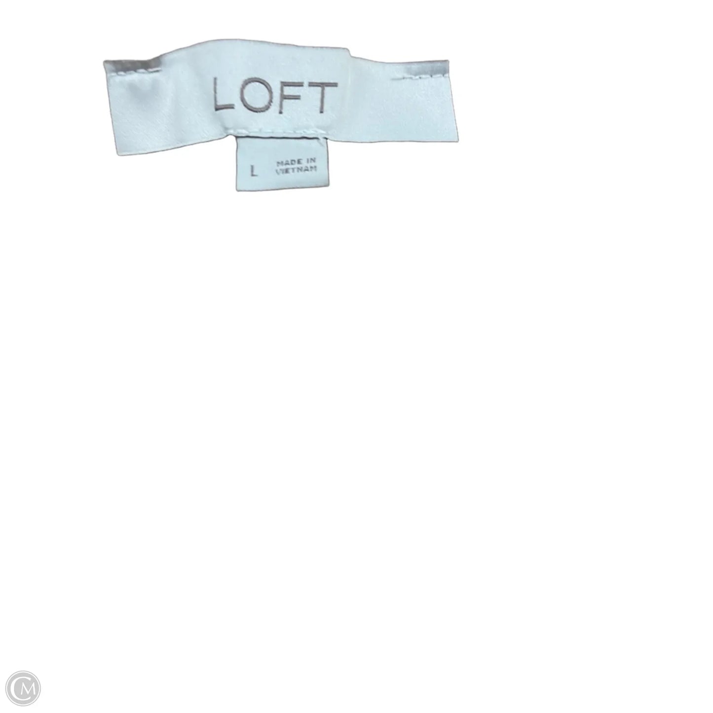 Top Long Sleeve By Loft In Tan, Size: L