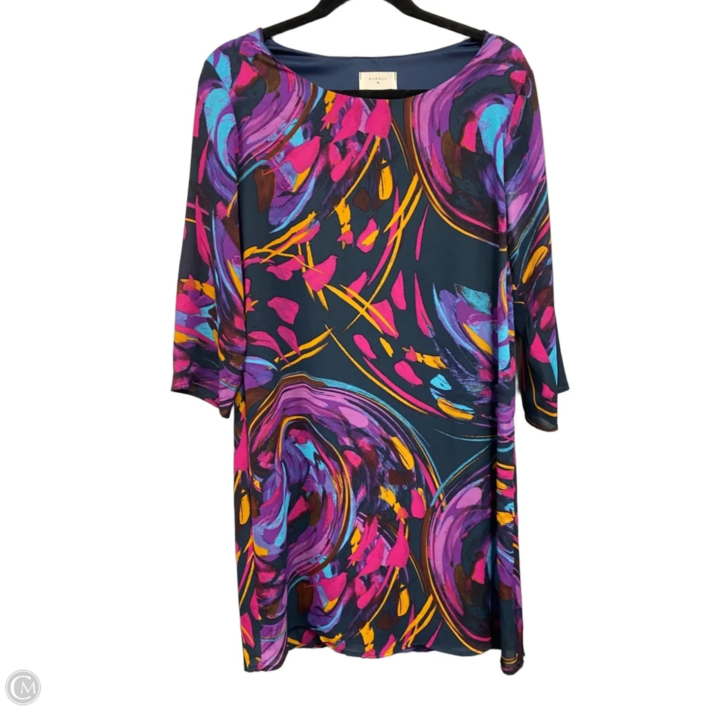 Dress Casual Short By Everly In Pink & Purple, Size: L