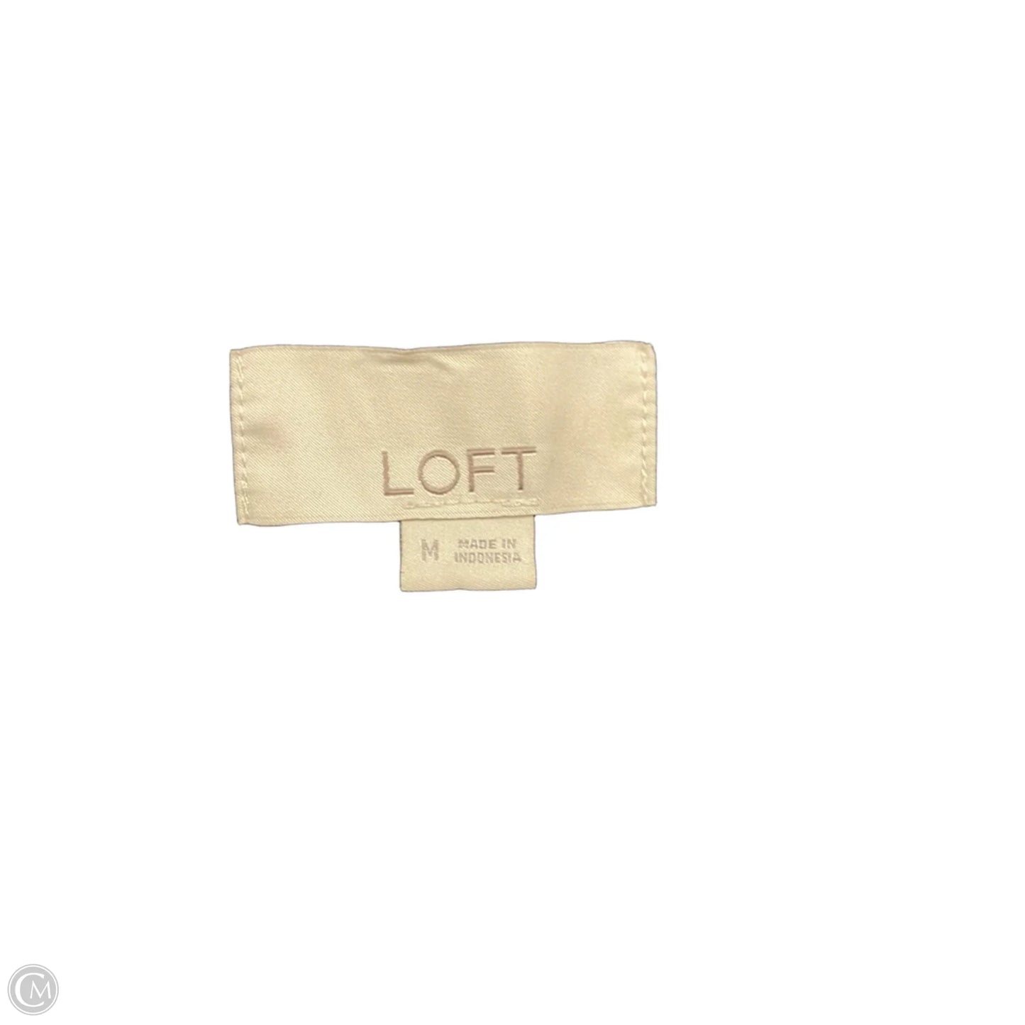 Jacket Moto Leather By Loft In Black, Size: M