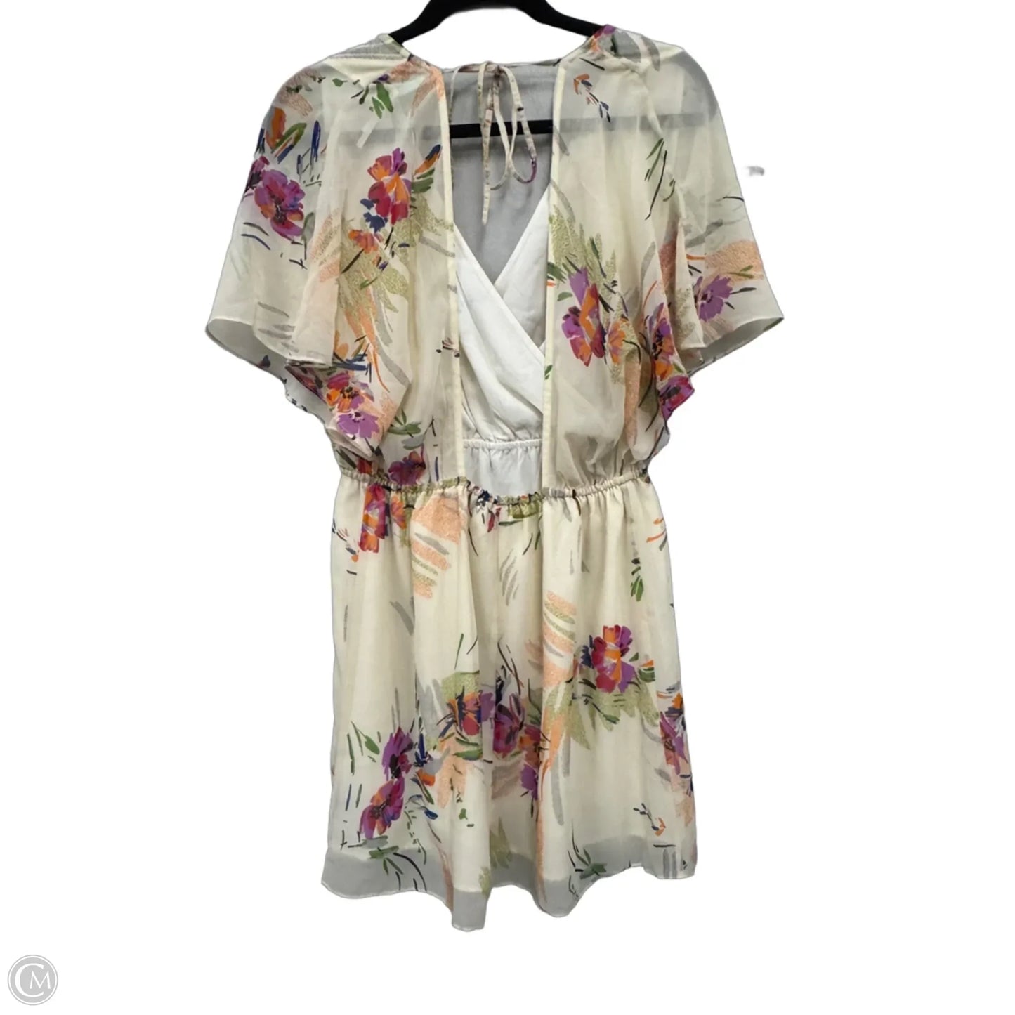 Dress Casual Short By Kimichi Blue In Floral Print, Size: L