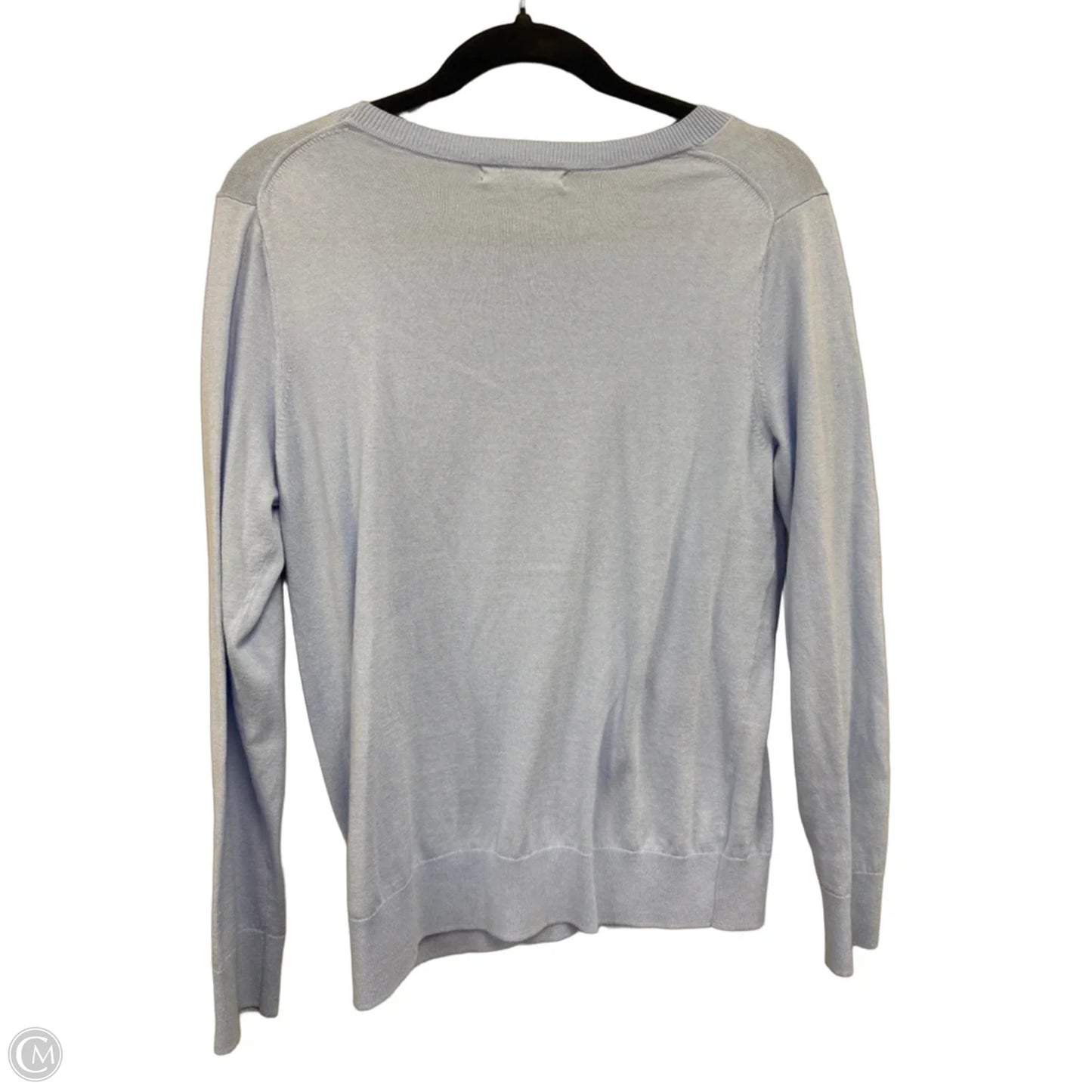 Top Long Sleeve By Banana Republic In Blue, Size: M