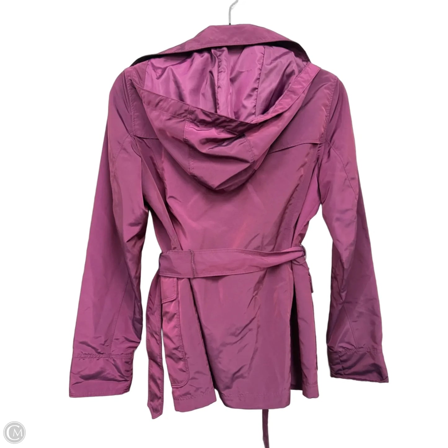 Jacket Windbreaker By Lands End In Purple, Size: S