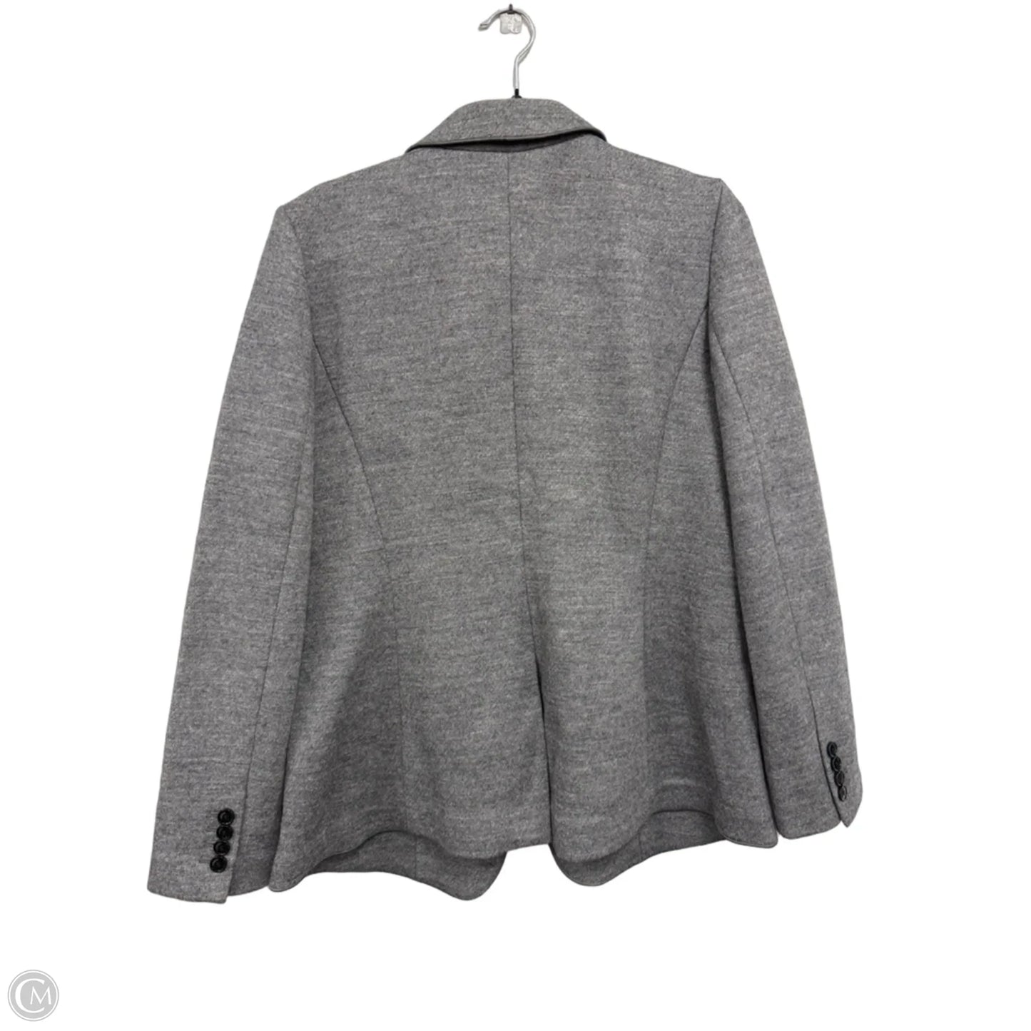 Blazer By Ann Taylor In Grey, Size: M