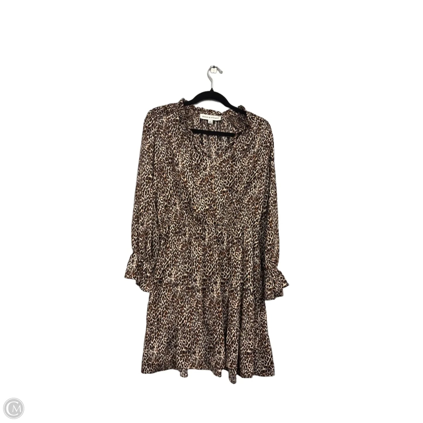 Dress Casual Short By Emma And Michele In Animal Print, Size: L
